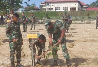 Kodim 1417/Kendari Gelar Penanaman Pohon 