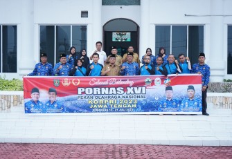 Sekda Kabupaten Asahan Lepas 6 Orang Atlet DPK KORPRI Asahan