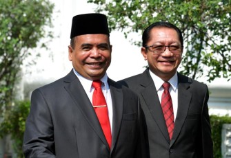 Sekjen Taufik dan Wamendes Paiman