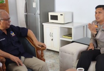 Kapolres Tapanuli Selatan (Tapsel), AKBP Imam Zamroni, SIK, MH, dan Ketua DPD Partai NasDem Tapsel, H Muhammad Yusuf Siregar.