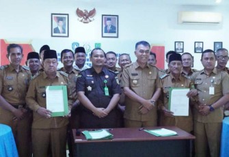 Bupati Natuna Hadiri MoU Antara Kejari Ranai Bersama Seluruh Kepala Desa 