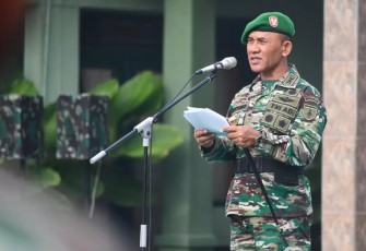 Danrem 081/DSJ Bacakan Amanat Pangdam V/Brawijaya