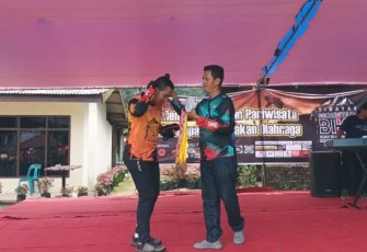 Brigadir Agus Amanda Putra, binaan Kapolres Tapanuli Selatan (Tapsel), AKBP Imam Zamroni, SIK, MH,  berhasil raih prestasi dengan finish di posisi 4 pada even Sibayak Mountain Bike
