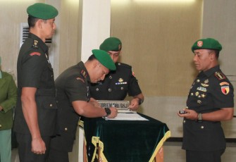 Pergantian Tongkat Komando, Letkol Czi Yudo Aji Susanto Nakhodai Satuan Militer Kodim 0806/Trenggalek