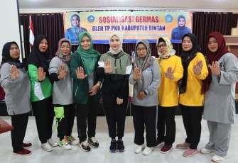 Ketua TP PKK Bintan Hafizha Rahmadhani kembali melaksanakan kegiatan Gerakan Masyarakat Sehat
