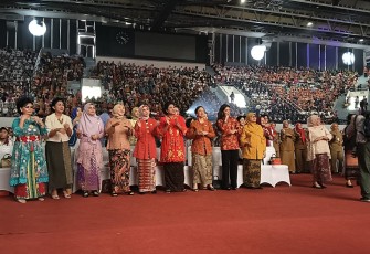Ketua Umum Dharma Pertiwi Hadiri Acara Hari Ibu ke-95 Tahun 2023 di Istora Senayan