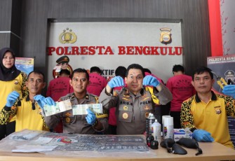 Konferensi Pers Polresta Bengkulu