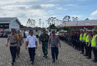 Polres Simalungun Gelar Apel Pasukan Operasi Lilin Toba 2023