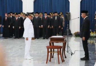 Pelantikan Benni Irwan sebagai Pj Bupati Purwakarta
