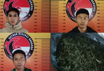 Para Pelaku Saat Diamankan 