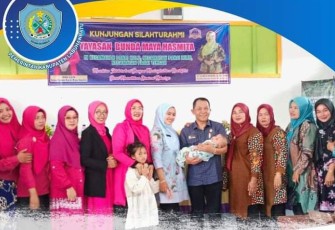 Yayasan Bunda Maya Hasmita saat Kunjungan Kecamatan Daerah Pantai Labuhanbatu 
