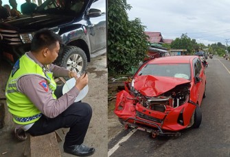 Calya dan Hilux Tabrakan, Rumah Warga dan 2 Nenek Turut Jadi Korban