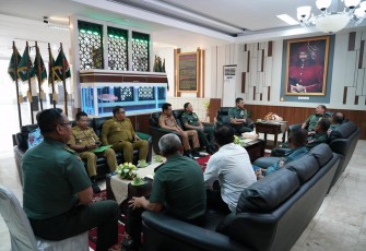 Tim Sahli Panglima TNI Kunker di Kodam XIV/Hsn
