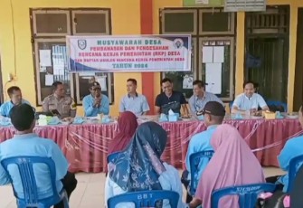 Musdes Penyusunan RKP Desa Talang Babatan Tahun 2024