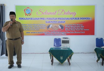 Wakil Bupati Ikuti Pengajian Bulanan PWRI Kabupaten Asahan 