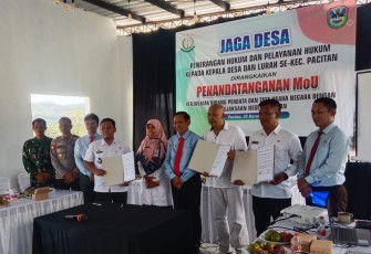 Danramil 0801/01 Pacitan Hadiri Sosialisasi Penerangan dan Pelayanan Hukum
