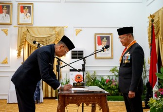 Pelantikan Sekda Definitif Provinsi Bengkulu  