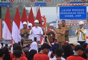 Presiden Joko Widodo Resmikan Tol Bengkulu-Taba Penanjung