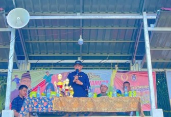 Ketua DPRD Pasbar Hadiri Penutupan Tournament Sepakbola STFC CUP IX 2023 se-Sumatera Barat di Stadion Sungai Talang 
