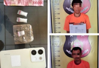 Guna proses hukum lebih lanjut, Tim membawa keduanya berikut seluruh barang bukti ke Mako Polsek Padang Bolak.