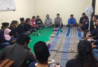 Polres Tulungagung saat Ajak Paguyuban Pencak Silat Ngopi Bareng