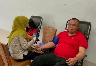 Petugas Lapas Binjai Kompak Donor Darah