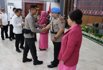 Kapolrestabes Medan Hadiri Sertijab Kabid Propam Polda Sumut 