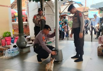 Satbrimob Polda Banten Laksanakan Pengamanan Kampanye Calon Presiden