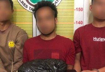 3 pria tersangka komplotan kurir ganja berhasil dibekuk, pada Kamis (14/9/2023) pagi.