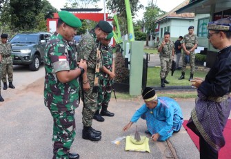 Danrem 121/ABW Bersama Panglima 3 Briged Kunjungi Kodim 1204/Sanggau