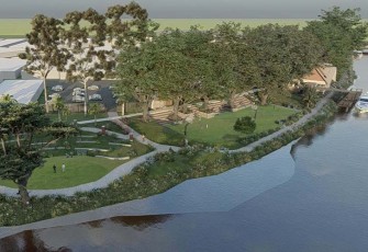 Design Penataan Bantaran Sungai Krueng di Aceh
