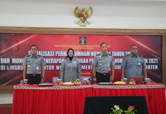 Lapas Cilegon Dukung Permenkumham Nomor 24 Tahun 2023