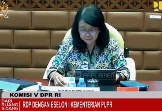 Diana dalam Rapat Dengar Pendapat (RDP) bersama Komisi V DPR RI, di Jakarta, Rabu (6/9/2023). 