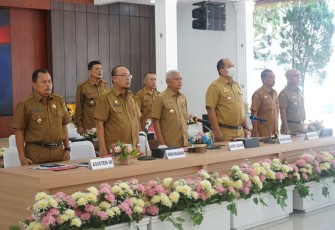 Bupati Asahan Pimpin Rakorpem Bulan April 2023