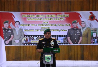 Pangdam XVIII/Kasuari, Mayjen TNI Ilyas Alamsyah, S.E., M.Tr.(Han)., CGCAE