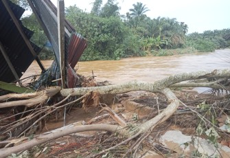 Banjir Bandang di Labuhanbatu Surut