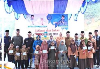Bupati Labuhanbatu saat Santuni Anak Yatim 