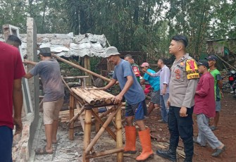 Polsek Rumpin dan Instansi Terkait Lakukan Penanganan