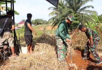  Satgas TMMD 117 Kodim 0407/Kota Bengkulu Bangun Sumur Bor 