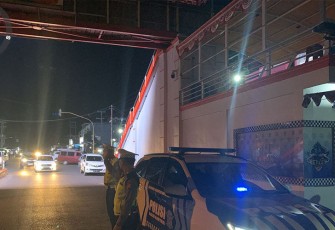  Polres Kepahiang saat Patroli Blue Light