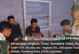 Polsek Sipirok Imbau Pemuda Tak Main Judi
