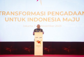 Menteri Koperasi dan UKM Teten Masduki Dalam Rakornas Lembaga Kebijakan Pengadaan Barang/Jasa Pemerintah (LKPP) 2023