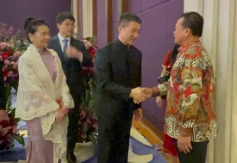 Prof. Rokhmin saat Hadiri peringatan HUT-74 RRT, di Hotel Raffles Jakarta.