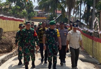 Ketua Wasev Mabesad Ngaku Puas Dengan Hasil TMMD di Riamau