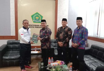 Pengurus LDII Kota Makassar Audiensi Kepala Kantor Kemenag