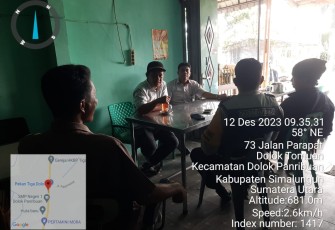 Polsek Dolok Panribuan Gencarkan Sosialisasi Kampung Bebas Narkoba di Dusun I Kampung Huta Gareja