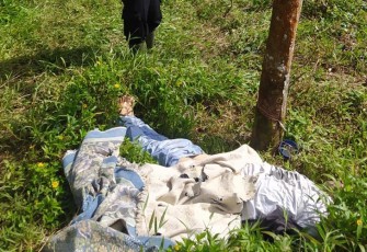 Dua Sosok Mayat saat Ditemukan di Kebun Karet Cijaku