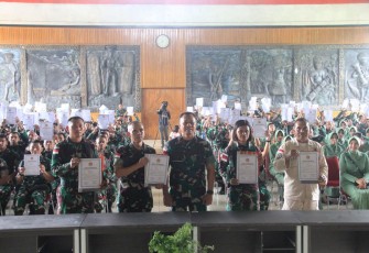 Komitmen Korem 174/Anim TI Waninggap dalam mensukseskan program Reformasi Birokrasi di lingkungan Korem 174/ATW 