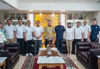 Bamsoet saat menerima jajaran PT Nora Jelajah Dunia, di Jakarta, Kamis (9/11/23).