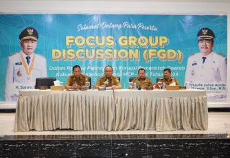 Bupati Asahan Buka Focus Group Discussion 